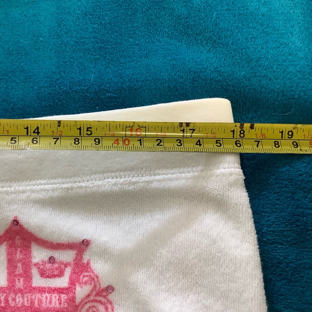 Juicy Couture 90s Terry Pants 36 x 33 Zip Up Hoodie Tracksuit - Picture 10 of 15